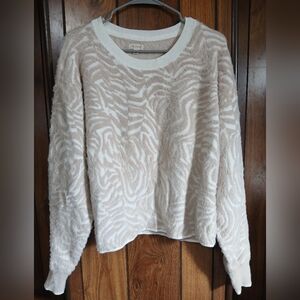 Pilcro Anthropologie Cozy Cream Sweater